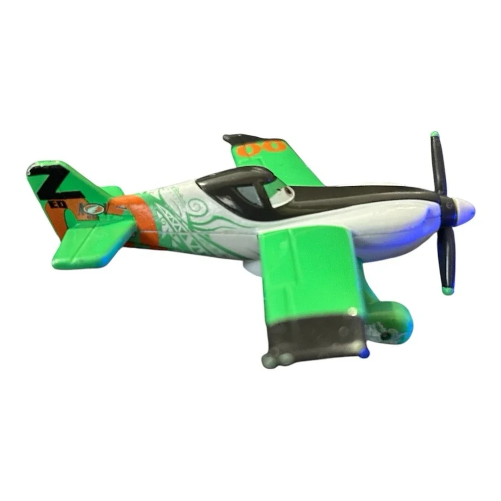 Disney Pixar Planes Zed #00 Racer Diecast Metal 1:55 Scale - Mattel